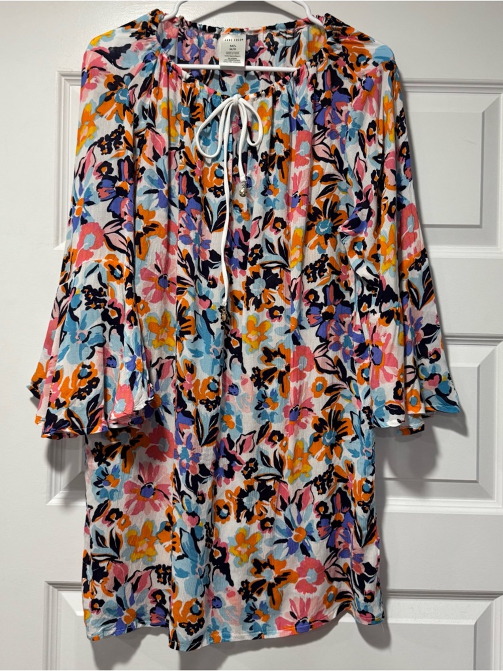 Anne Cole Multicolor Floral Beach Tunic - Picture 2 of 9